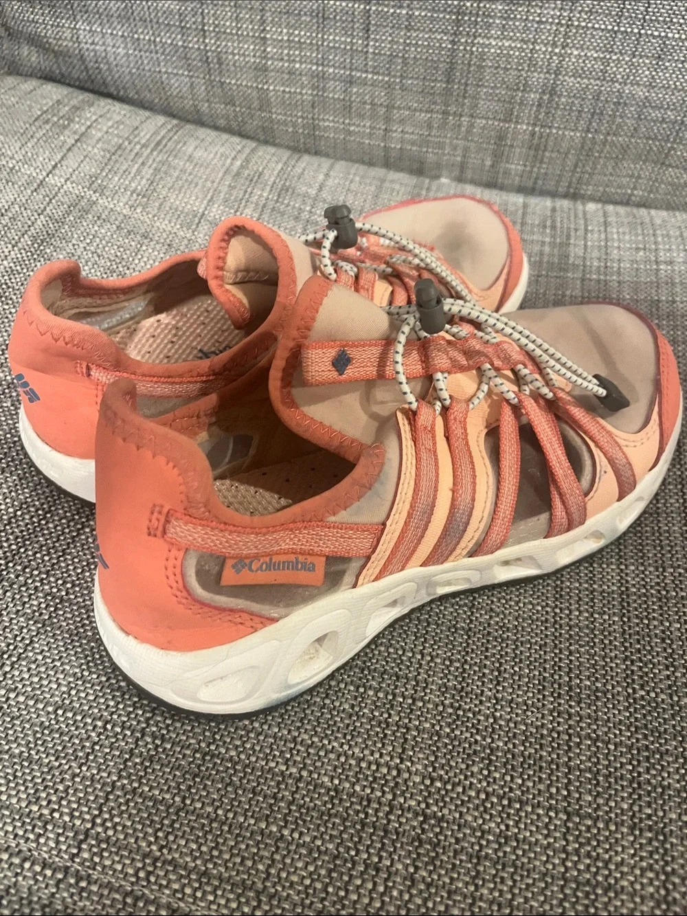 Columbia Women's Peach/Coral Slip-On Athletic Sneakers